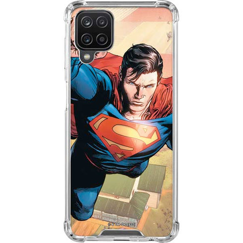 DC Comics Superman Flying Pose Action Comics #957 Art by Patch Zircher Galaxy A12 Clear Case