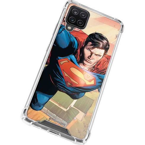 DC Comics Superman Flying Pose Action Comics #957 Art by Patch Zircher Galaxy A12 Clear Case