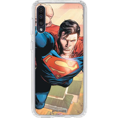 DC Comics Superman Flying Pose Action Comics #957 Art by Patch Zircher Galaxy A50 Clear Case