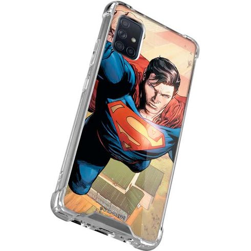 DC Comics Superman Flying Pose Action Comics #957 Art by Patch Zircher Galaxy A51 5G Clear Case