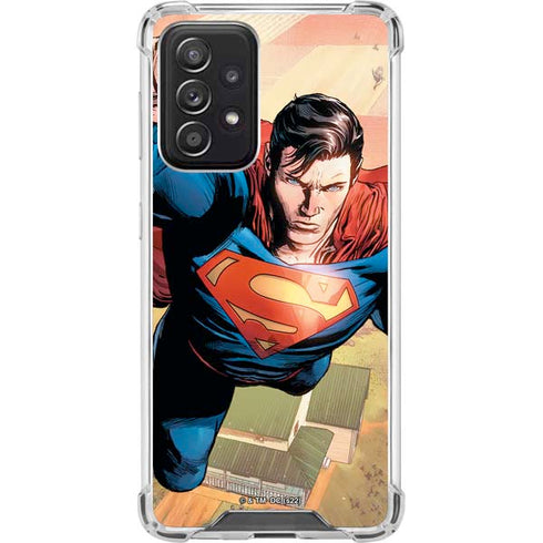 DC Comics Superman Flying Pose Action Comics #957 Art by Patch Zircher Galaxy A52 5G Clear Case