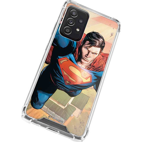 DC Comics Superman Flying Pose Action Comics #957 Art by Patch Zircher Galaxy A52 5G Clear Case