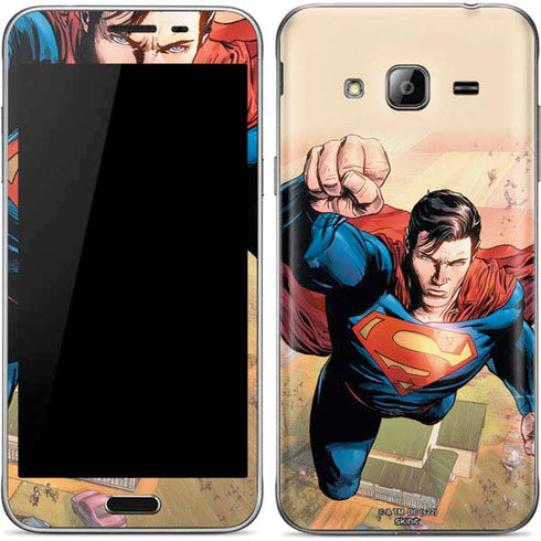 DC Comics Superman Flying Pose Action Comics #957 Art by Patch Zircher Galaxy J3 Skin