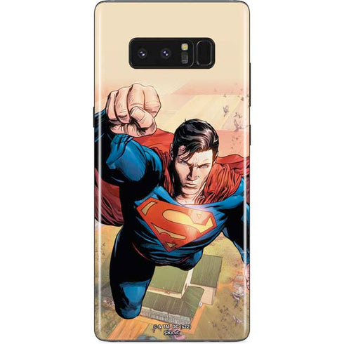 DC Comics Superman Flying Pose Action Comics #957 Art by Patch Zircher Galaxy Note 8 Skin