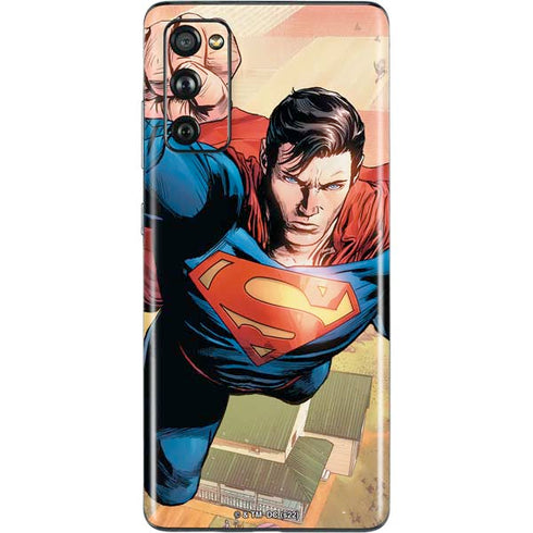 DC Comics Superman Flying Pose Action Comics #957 Art by Patch Zircher Galaxy S20 Fan Edition Skin