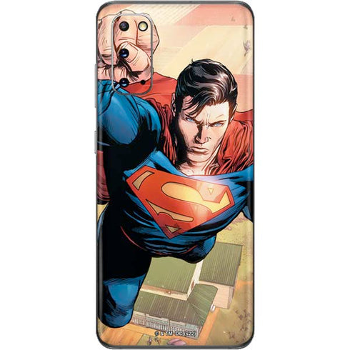 DC Comics Superman Flying Pose Action Comics #957 Art by Patch Zircher Galaxy S20 Skin
