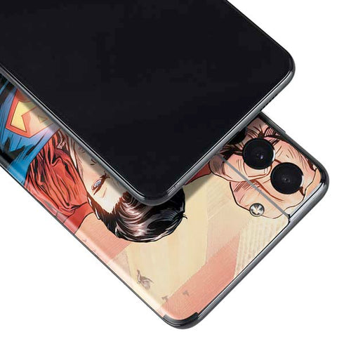 DC Comics Superman Flying Pose Action Comics #957 Art by Patch Zircher Galaxy S21 5G Skin