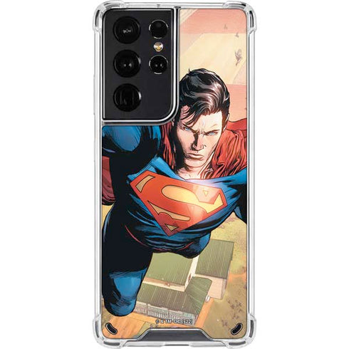 DC Comics Superman Flying Pose Action Comics #957 Art by Patch Zircher Galaxy S21 Ultra 5G Clear Case