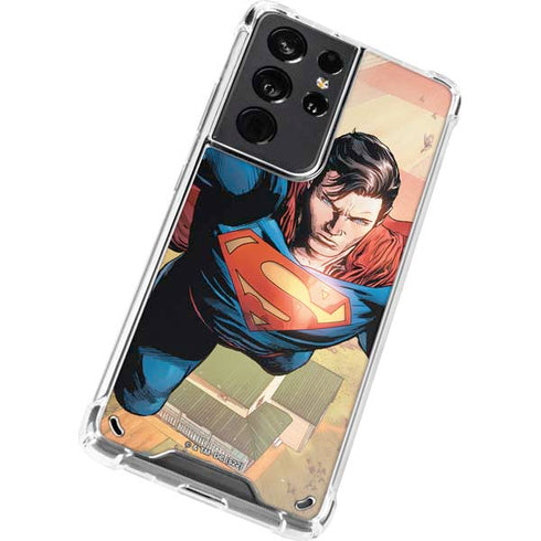 DC Comics Superman Flying Pose Action Comics #957 Art by Patch Zircher Galaxy S21 Ultra 5G Clear Case