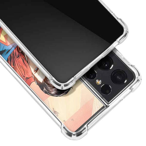 DC Comics Superman Flying Pose Action Comics #957 Art by Patch Zircher Galaxy S21 Ultra 5G Clear Case