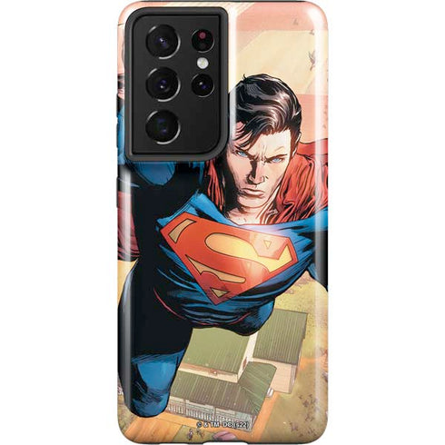 DC Comics Superman Flying Pose Action Comics #957 Art by Patch Zircher Galaxy S21 Ultra 5G Pro Case