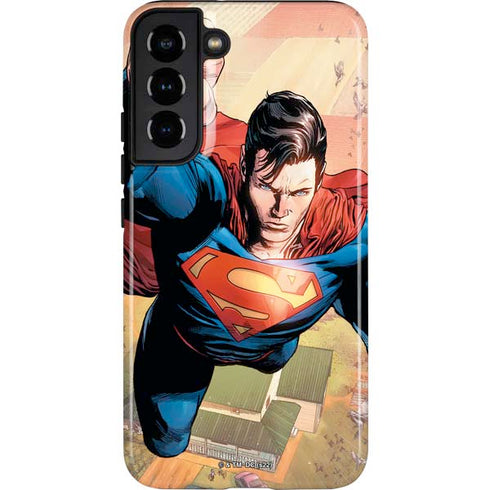 DC Comics Superman Flying Pose Action Comics #957 Art by Patch Zircher Galaxy S22 Plus Pro Case