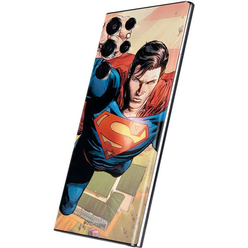 DC Comics Superman Flying Pose Action Comics #957 Art by Patch Zircher Galaxy S22 Ultra Skin