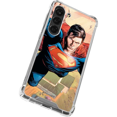 DC Comics Superman Flying Pose Action Comics #957 Art by Patch Zircher Galaxy S23 Clear Case