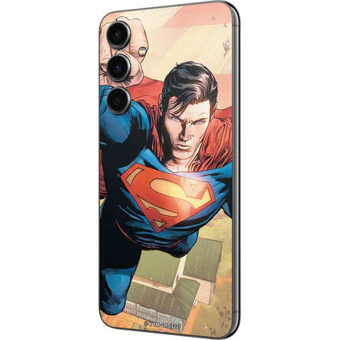 DC Comics Superman Flying Pose Action Comics #957 Art by Patch Zircher Galaxy S23 FE Skin
