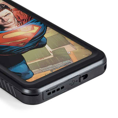 DC Comics Superman Flying Pose Action Comics #957 Art by Patch Zircher Galaxy S23 Plus Waterproof Case