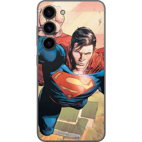 DC Comics Superman Flying Pose Action Comics #957 Art by Patch Zircher Galaxy S23 Skin