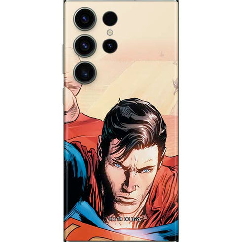 DC Comics Superman Flying Pose Action Comics #957 Art by Patch Zircher Galaxy S23 Ultra Skin