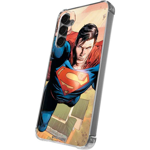 DC Comics Superman Flying Pose Action Comics #957 Art by Patch Zircher Galaxy S24 Plus Clear Case