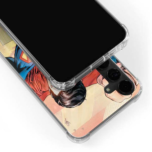 DC Comics Superman Flying Pose Action Comics #957 Art by Patch Zircher Galaxy S24 Plus Clear Case