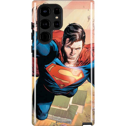 DC Comics Superman Flying Pose Action Comics #957 Art by Patch Zircher Galaxy S24 Ultra Impact Case