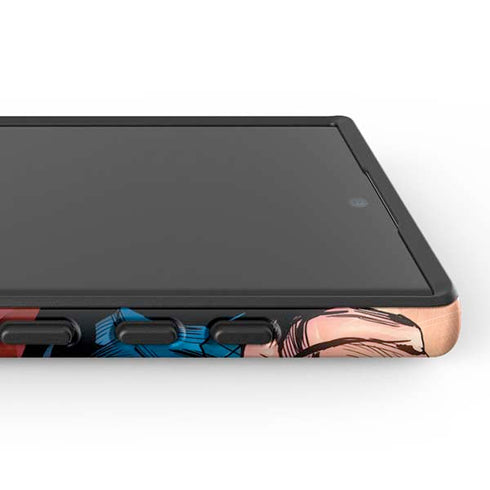 DC Comics Superman Flying Pose Action Comics #957 Art by Patch Zircher Galaxy S24 Ultra Impact Case