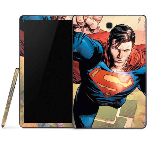 DC Comics Superman Flying Pose Action Comics #957 Art by Patch Zircher Samsung Galaxy Tab Skin