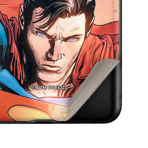 DC Comics Superman Flying Pose Action Comics #957 Art by Patch Zircher Galaxy Z Flip Skin