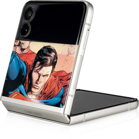 DC Comics Superman Flying Pose Action Comics #957 Art by Patch Zircher Galaxy Z Flip3 5G Skin