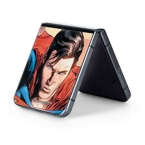 DC Comics Superman Flying Pose Action Comics #957 Art by Patch Zircher Galaxy Z Flip5 5G Skin