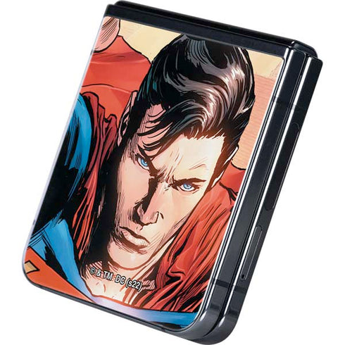 DC Comics Superman Flying Pose Action Comics #957 Art by Patch Zircher Galaxy Z Flip5 5G Skin