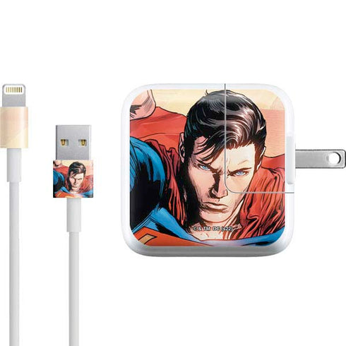 DC Comics Superman Flying Pose Action Comics #957 Art by Patch Zircher iPad Charger (10W USB) Skin