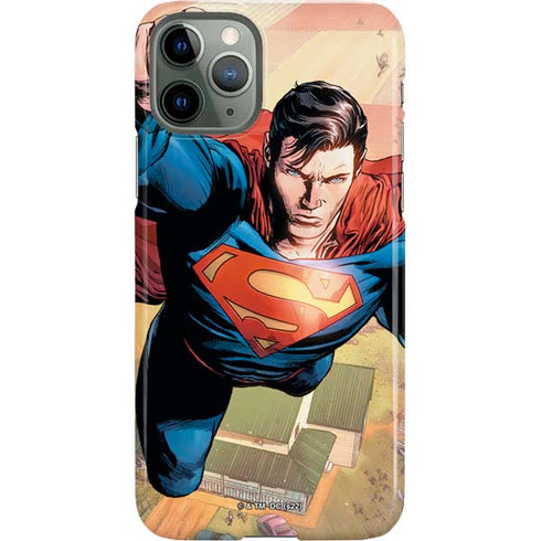 DC Comics Superman Flying Pose Action Comics #957 Art by Patch Zircher iPhone 11 Pro Lite Case