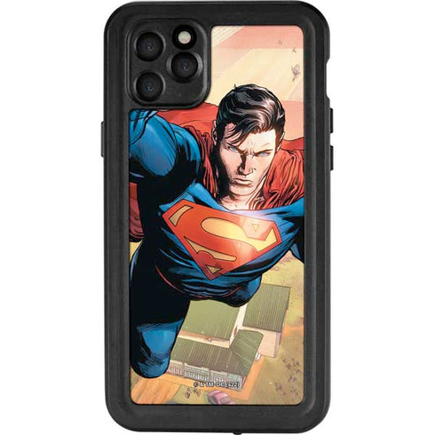 DC Comics Superman Flying Pose Action Comics #957 Art by Patch Zircher iPhone 11 Pro Max Waterproof Case