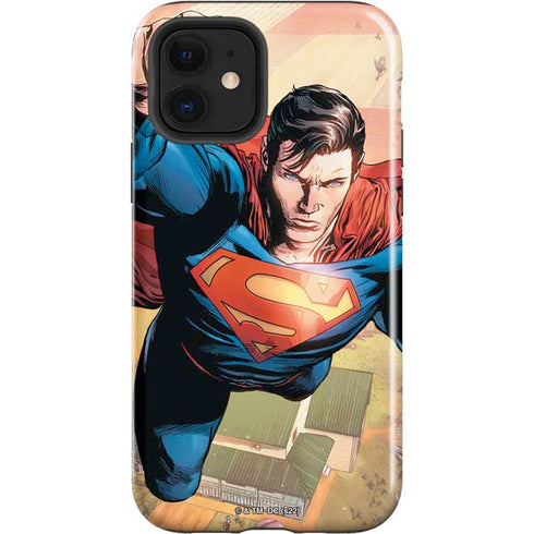 DC Comics Superman Flying Pose Action Comics #957 Art by Patch Zircher iPhone 12 Impact Case