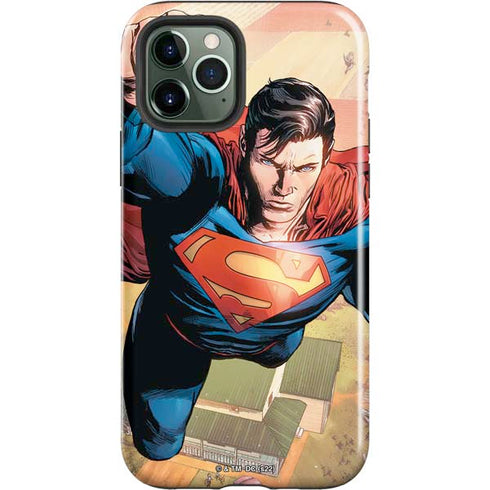 DC Comics Superman Flying Pose Action Comics #957 Art by Patch Zircher iPhone 12 Pro Impact Case