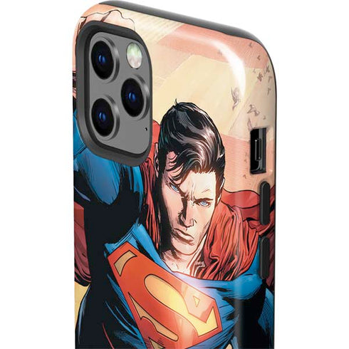 DC Comics Superman Flying Pose Action Comics #957 Art by Patch Zircher iPhone 12 Pro Impact Case