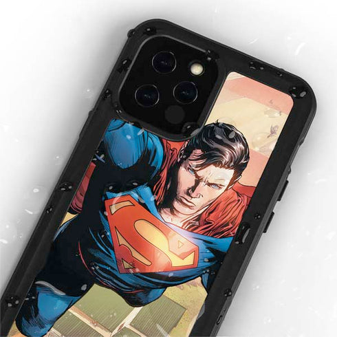 DC Comics Superman Flying Pose Action Comics #957 Art by Patch Zircher iPhone 12 Pro Max Waterproof Case