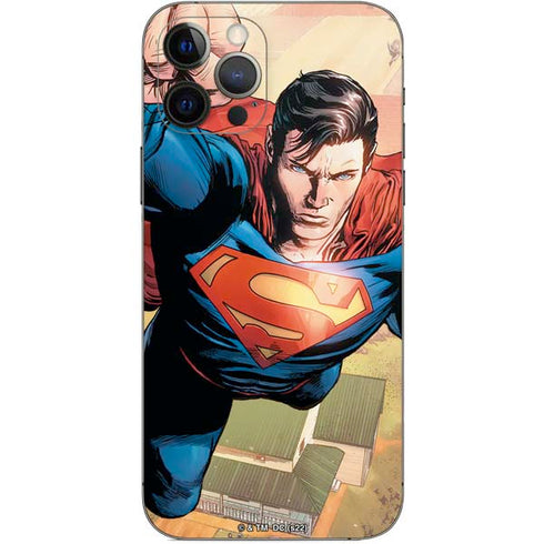 DC Comics Superman Flying Pose Action Comics #957 Art by Patch Zircher iPhone 12 Pro Skin