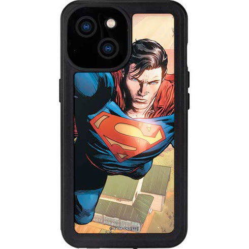 DC Comics Superman Flying Pose Action Comics #957 Art by Patch Zircher iPhone 13 Mini Waterproof Case