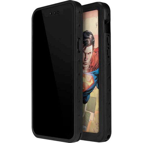 DC Comics Superman Flying Pose Action Comics #957 Art by Patch Zircher iPhone 13 Mini Waterproof Case