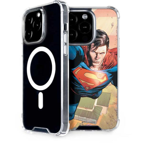 DC Comics Superman Flying Pose Action Comics #957 Art by Patch Zircher iPhone 13 Pro MagSafe Case