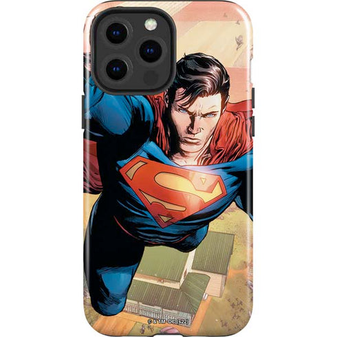 DC Comics Superman Flying Pose Action Comics #957 Art by Patch Zircher iPhone 13 Pro Max Impact Case