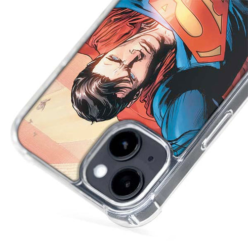 DC Comics Superman Flying Pose Action Comics #957 Art by Patch Zircher iPhone 15 MagSafe Case