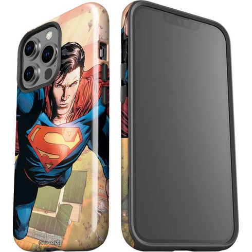 DC Comics Superman Flying Pose Action Comics #957 Art by Patch Zircher iPhone 14 Pro Impact Case