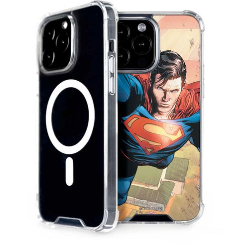 DC Comics Superman Flying Pose Action Comics #957 Art by Patch Zircher iPhone 14 Pro Max MagSafe Case