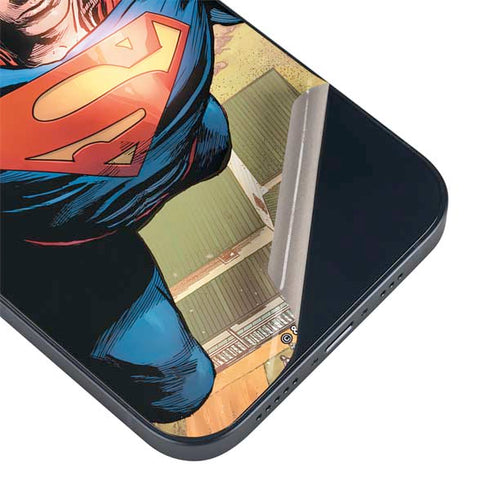 DC Comics Superman Flying Pose Action Comics #957 Art by Patch Zircher iPhone 14 Skin