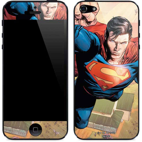 DC Comics Superman Flying Pose Action Comics #957 Art by Patch Zircher iPhone 5/5s/5SE Skin