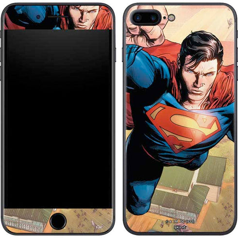 DC Comics Superman Flying Pose Action Comics #957 Art by Patch Zircher iPhone 8 Plus Skin