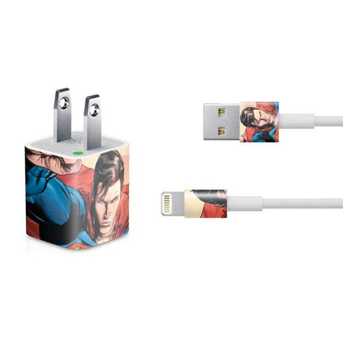 DC Comics Superman Flying Pose Action Comics #957 Art by Patch Zircher iPhone Charger (5W USB) Skin